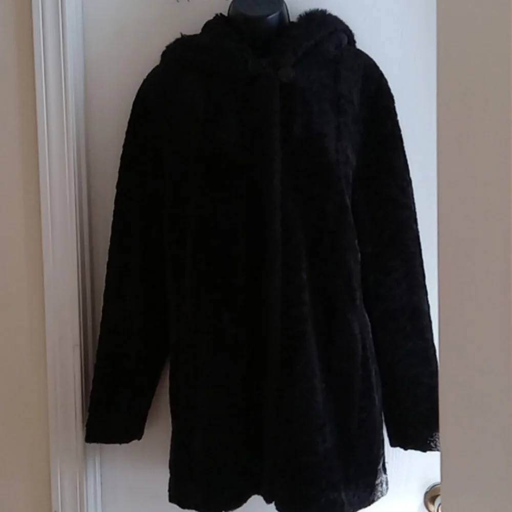 Novelti hooded coat - Picture 4 of 9